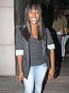 Alexandra Burke leaving the London 'Nobu' restaurant after a night out with her friends
