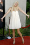 Actress Anna Faris poses on the red carpet at the Los Angeles premiere of Adam Sandler movie "Funny People".
