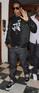 Jay-Z leaving Nobu Berkeley restaurant via the back door at 1:15am, London