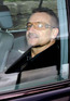 Bono, arriving at Irish music promoter, Denis Desmond's 50th birthday party held at his home in Killiney, Dublin.