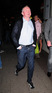 X Factor judge Louis Walsh leaving his hotel, London
