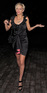 Sarah Harding looking a little worse for wear as she leaves Gilgamesh at 3.20am, London