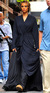 Tyra banks on the set of 'Gossip Girl' in New York.