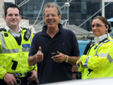 Leslie Grantham 'a hero' in fire drama