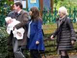 POTD: The Connors attend baby Liam's christening