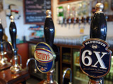 Children have school dinners at pub