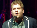 James Corden joins Snow Patrol on stage