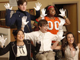 The cast of Glee