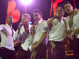 Boyzone perform together as four-piece
