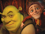 Shrek and Rumpelstiltskin in Shrek Forever After 