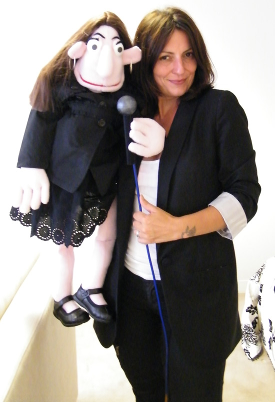 Davina and her puppet
