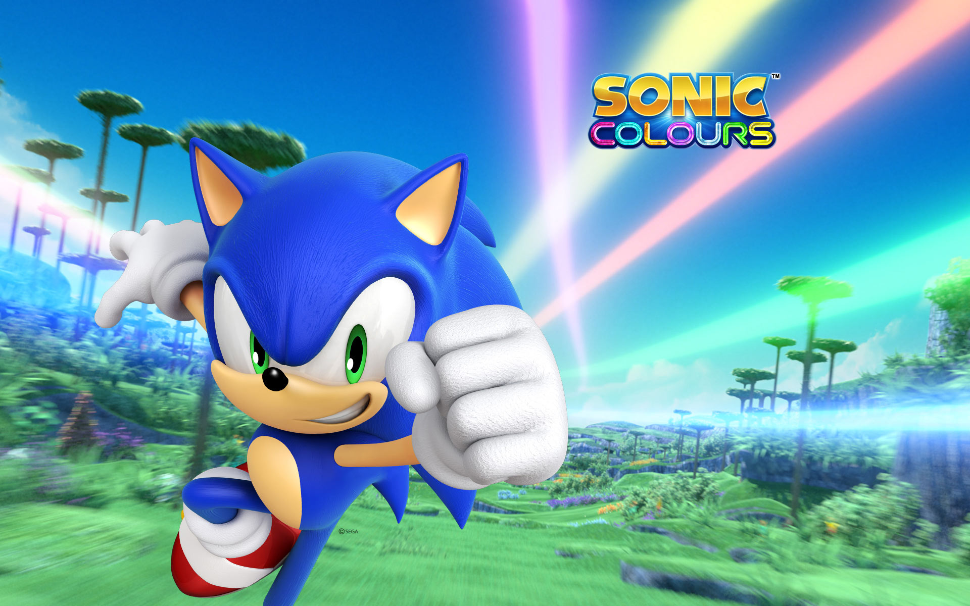 Download exclusive 'Sonic Colours' wallpaper