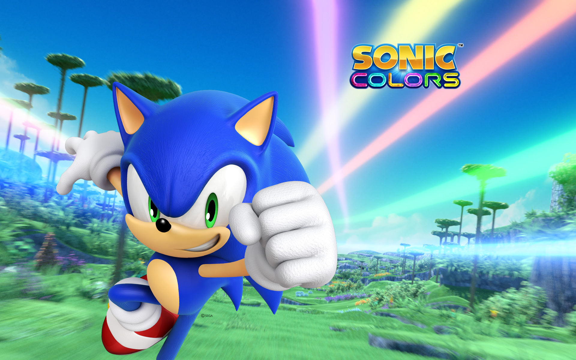 Download exclusive 'Sonic Colours' wallpaper