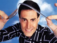 Uri Gellar walks off Back To Reality set