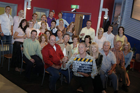 Neighbours 2011 Cast. It's celebration time as cast