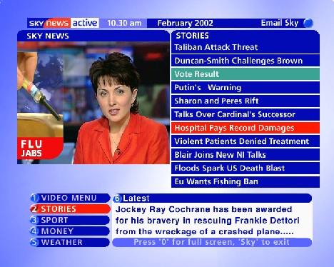 New Sky News Active confirmed for Feb 19